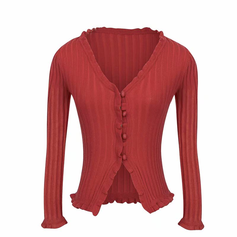 Style Core Aesthetics, New Style Trends - Vivian Ribbed Cardigan Style Core Aesthetics, New Style Trends - Vivian Ribbed Cardigan
