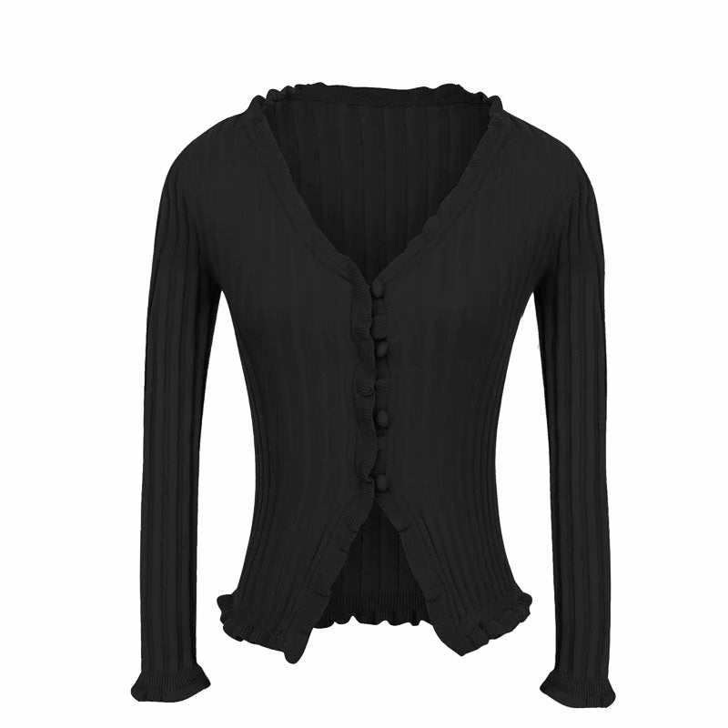 Style Core Aesthetics, New Style Trends - Vivian Ribbed Cardigan Style Core Aesthetics, New Style Trends - Vivian Ribbed Cardigan