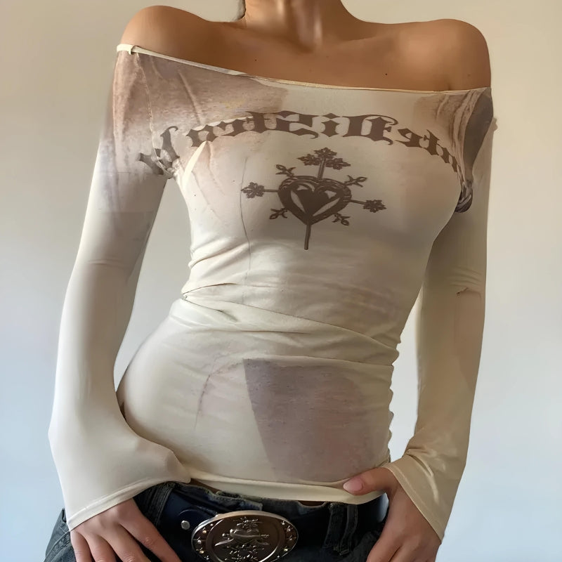 Style Core Aesthetics, New Style Trends - Y2K Ante Distrad Top Style Core Aesthetics, New Style Trends - Y2K Ante Distrad Top