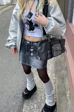 Style Core Aesthetics, New Style Trends - Y2K Bat Rabbit Tube Top