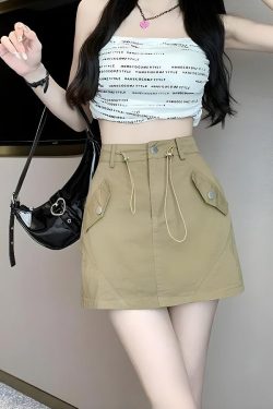 Style Core Aesthetics, New Style Trends - Y2K Cargo Mini Skort