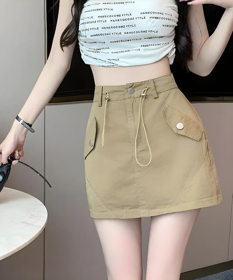 Style Core Aesthetics, New Style Trends - Y2K Cargo Mini Skort Style Core Aesthetics, New Style Trends - Y2K Cargo Mini Skort