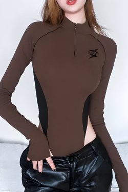 Style Core Aesthetics, New Style Trends - Y2K Extra Long Sleeve Bodysuit