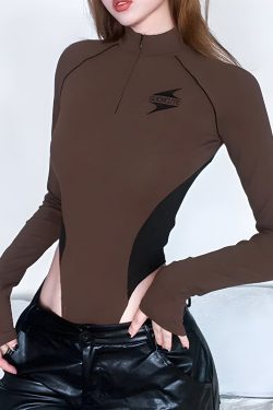 Style Core Aesthetics, New Style Trends - Y2K Extra Long Sleeve Bodysuit