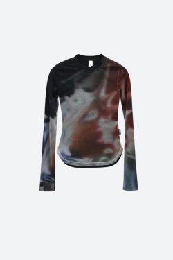 Style Core Aesthetics, New Style Trends - Y2K Grunge Tie Dye Top