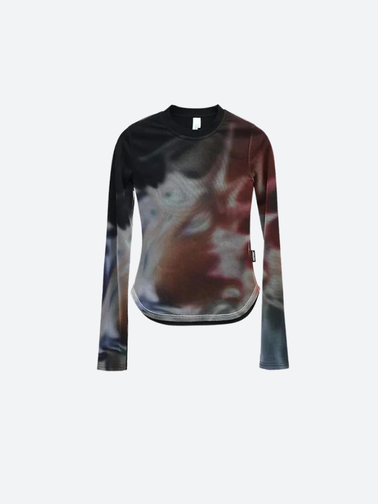 Style Core Aesthetics, New Style Trends - Y2K Grunge Tie Dye Top Style Core Aesthetics, New Style Trends - Y2K Grunge Tie Dye Top