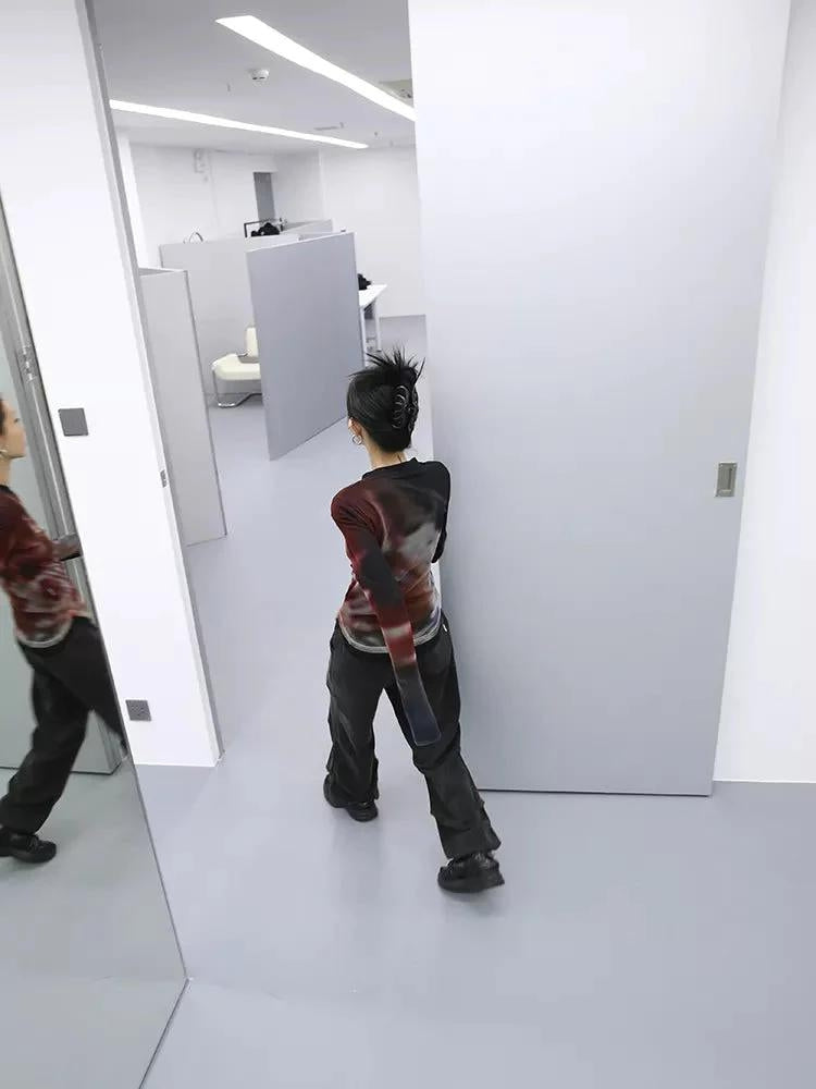 Style Core Aesthetics, New Style Trends - Y2K Grunge Tie Dye Top Style Core Aesthetics, New Style Trends - Y2K Grunge Tie Dye Top