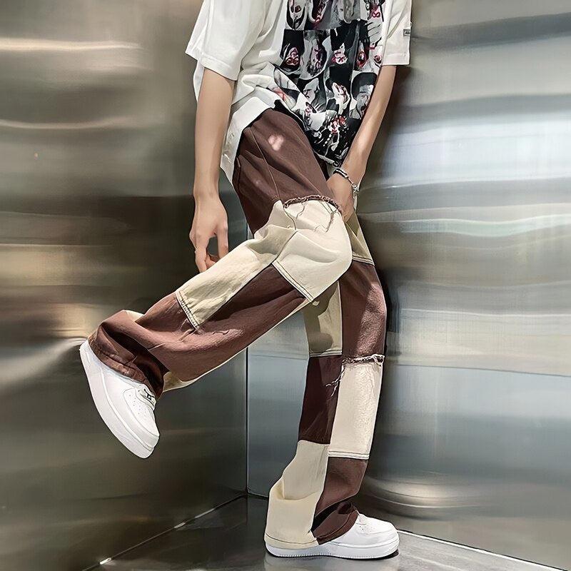 Style Core Aesthetics, New Style Trends - Y2K Patchwork Pants Style Core Aesthetics, New Style Trends - Y2K Patchwork Pants