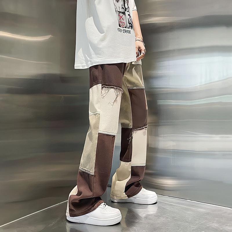 Style Core Aesthetics, New Style Trends - Y2K Patchwork Pants Style Core Aesthetics, New Style Trends - Y2K Patchwork Pants