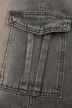 Style Core Aesthetics, New Style Trends - Y2K Side Strap Cargo Maxi Skirt