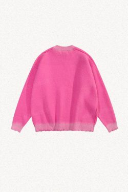 Style Core Aesthetics, New Style Trends - Y2K Star Distressed Sweater