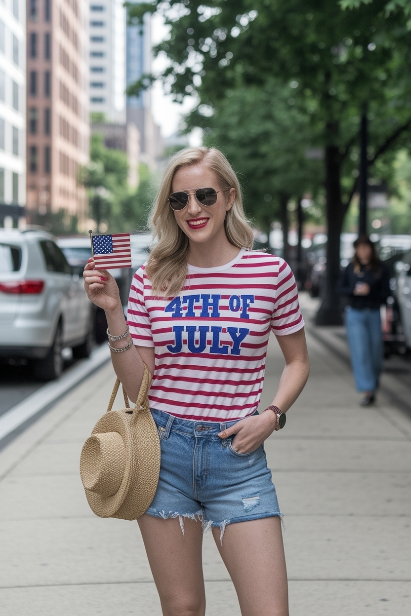 Stylish 4th of July Outfits for Women Baddie This Year outfit idea