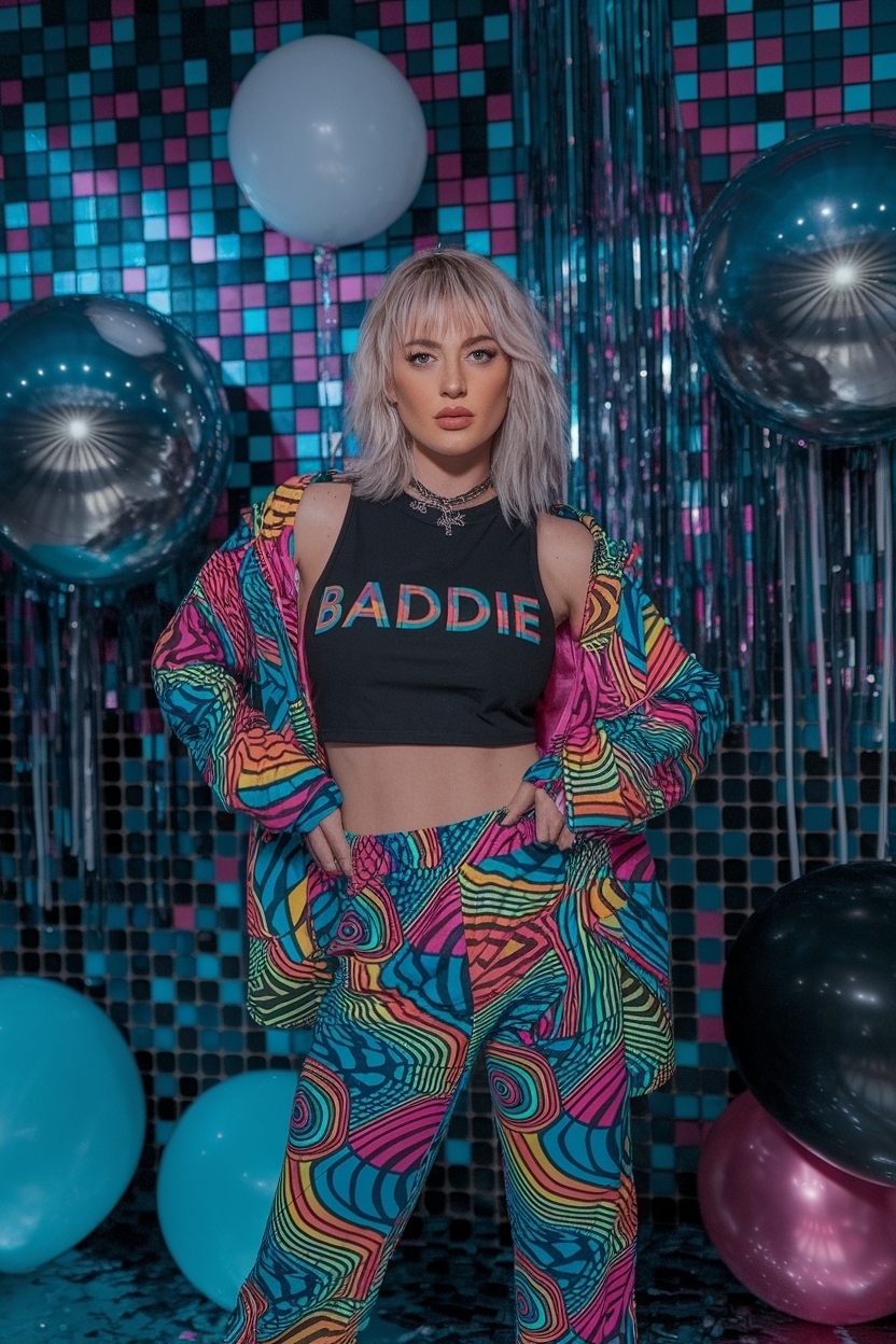 80s Outfits Women Party Baddie: Stand Out in Style outfit idea