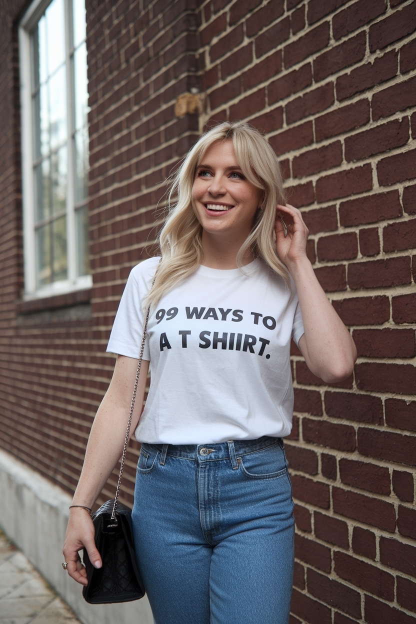 99 Ways to Cut a T Shirt: Get Creative with Style outfit idea