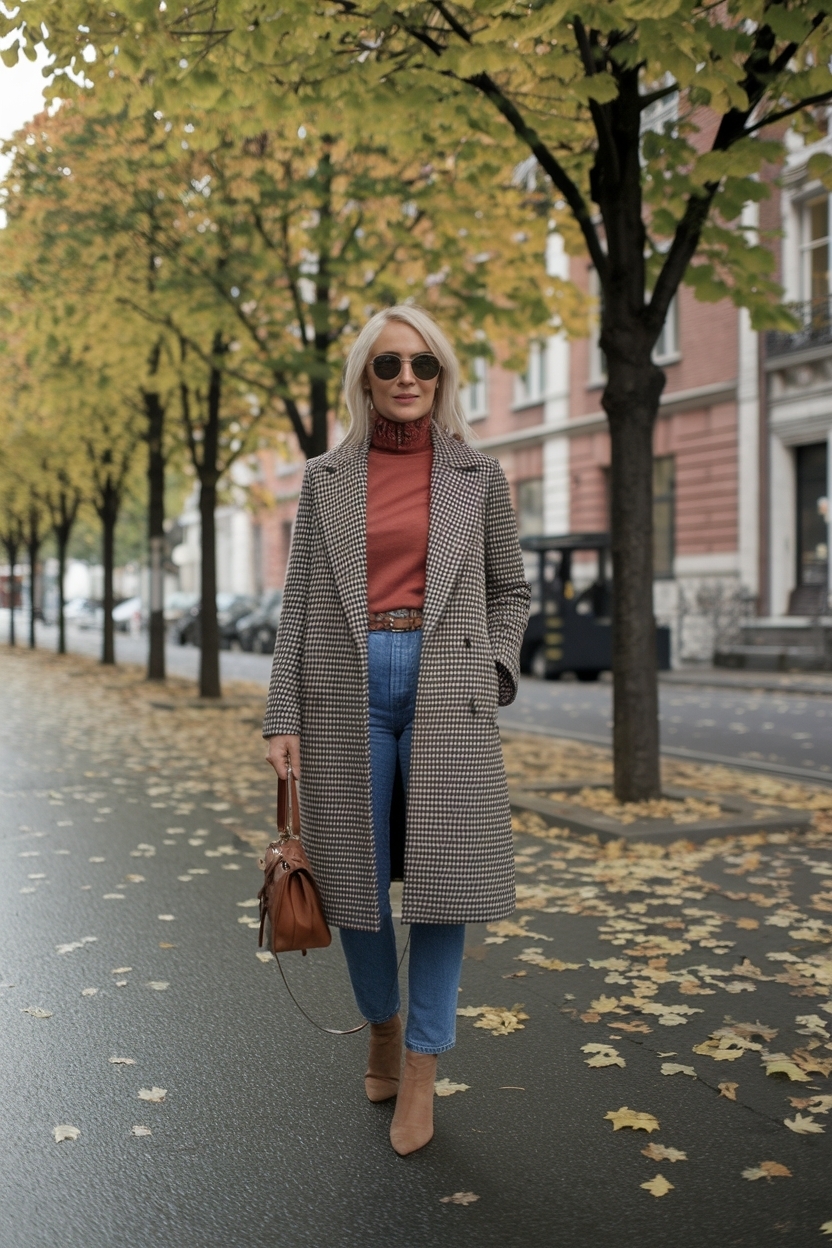 Autumn Fashion Over 40 Outfits for Women: Key Trends outfit idea