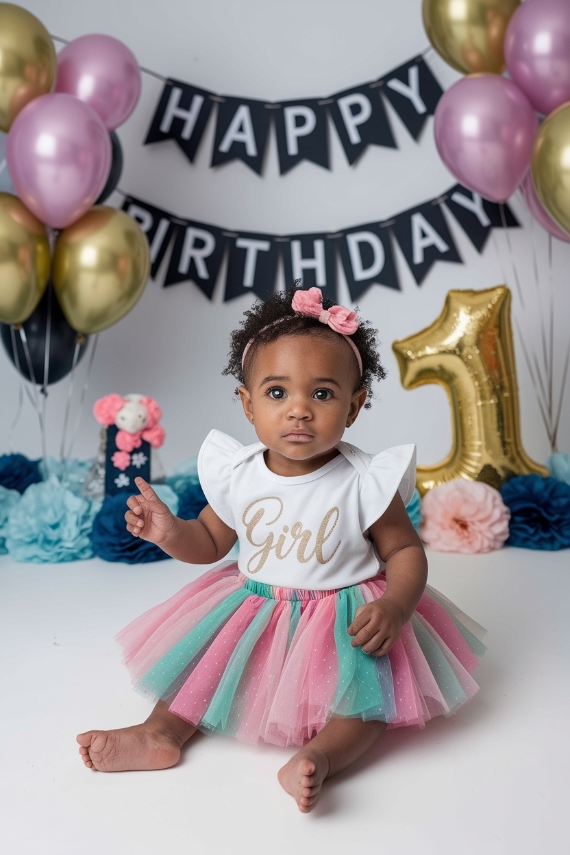 Baby Girl First Birthday Outfit: Adorable Options to Celebrate outfit idea