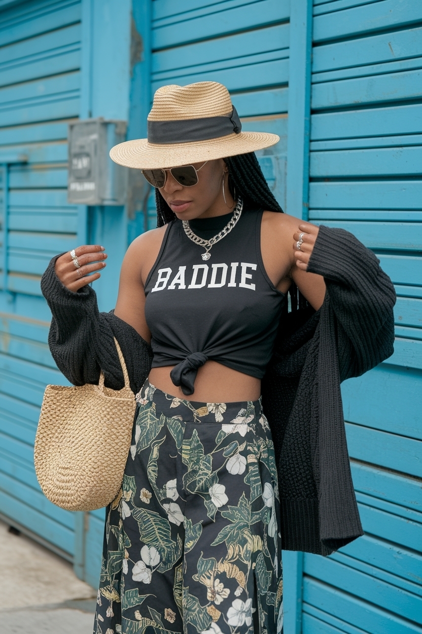 Baddie Black Women Outfits Summer: Hot Weather Looks outfit idea