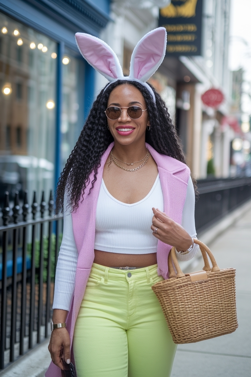 Casual Baddie Easter Outfits Black Women to Celebrate outfit idea