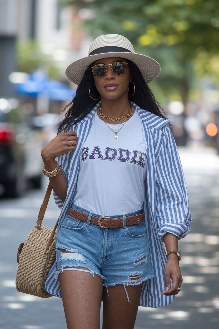 Baddie Outfits Summer Black Women: Stay Cool and Stylish outfit idea