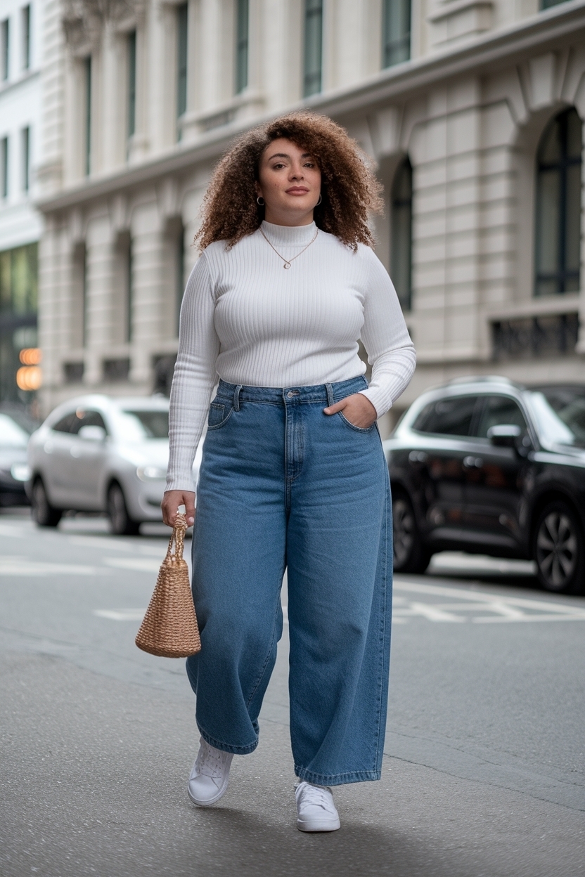 Baggy Jeans Outfit Plus Size: Flattering Fits for All outfit idea
