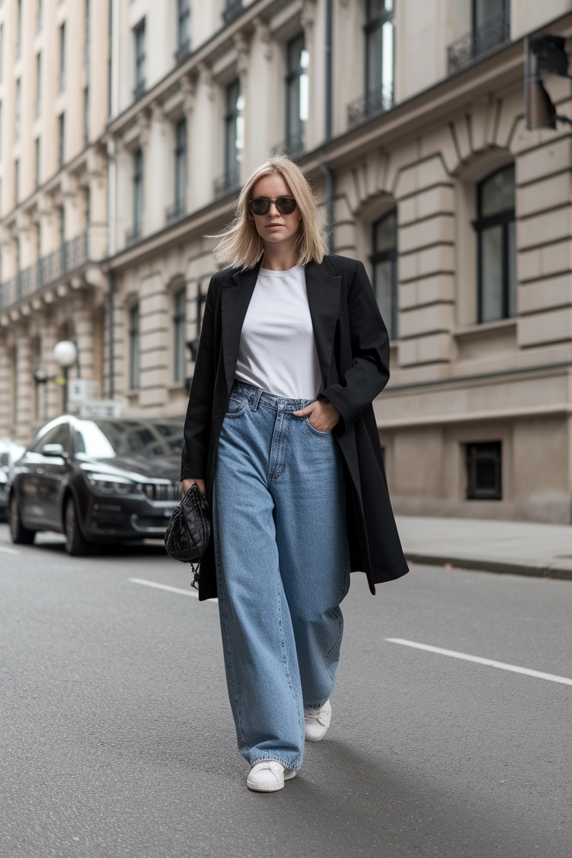 Baggy Low Rise Jeans Outfit: Retro Styles for Modern Wear outfit idea