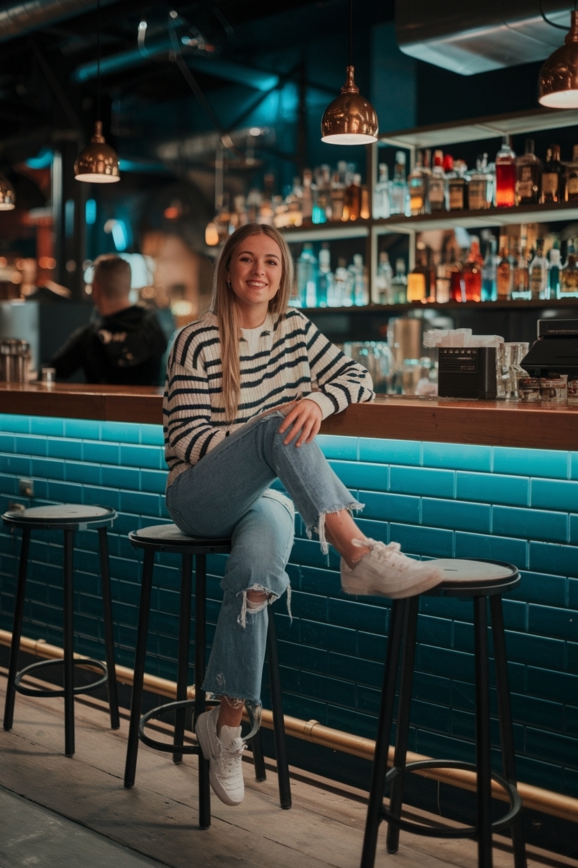 Bar Outfits Night Going Out Casual for Effortless Chic outfit idea