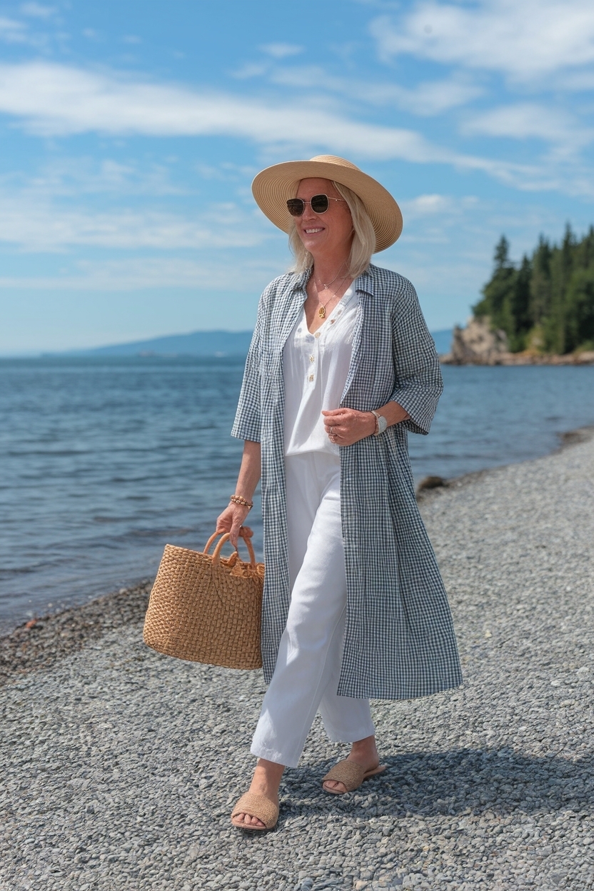Beach Outfit Women Over 40: Fashionable and Functional Picks outfit idea