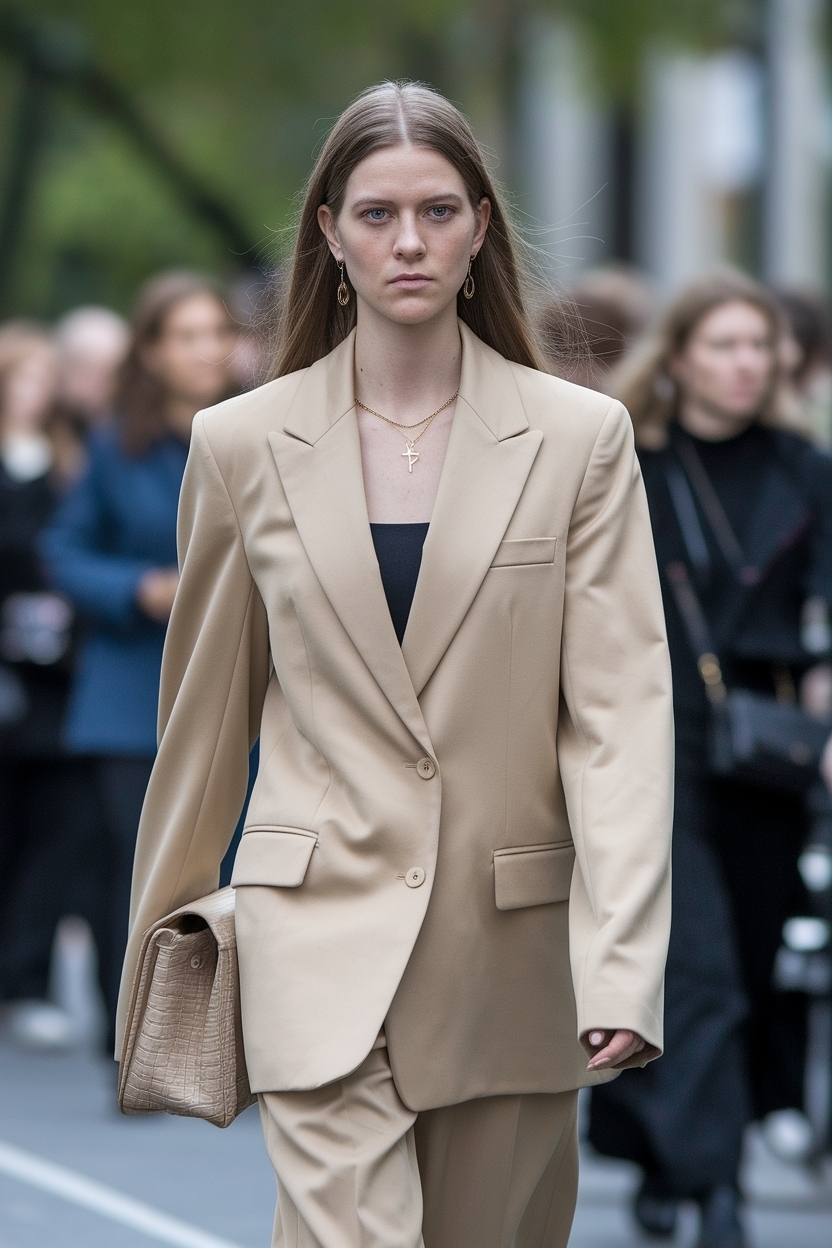 Beige Blazer Outfits Women Work: Elevate Your Office Style outfit idea