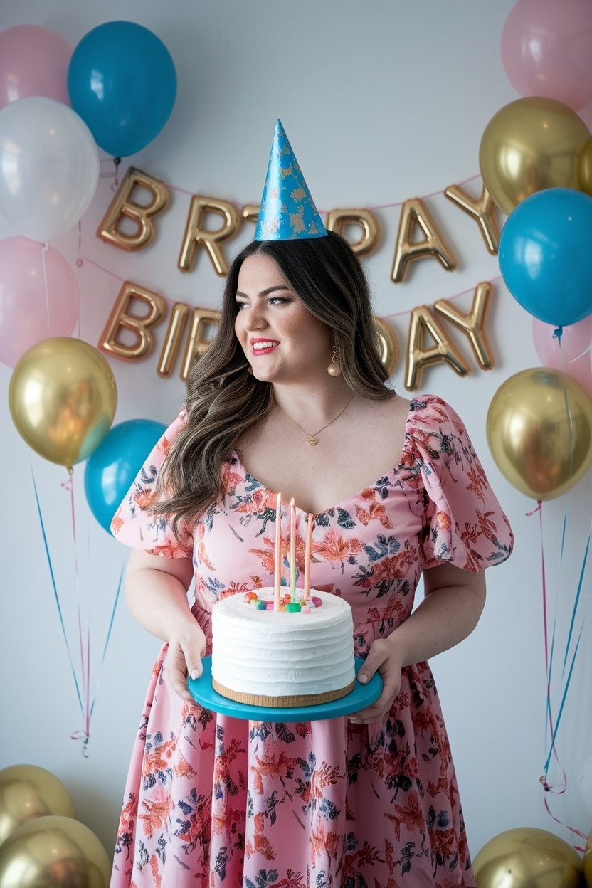 4. Chic Birthday Outfit for Plus Size Women: Embrace Your Curves outfit idea