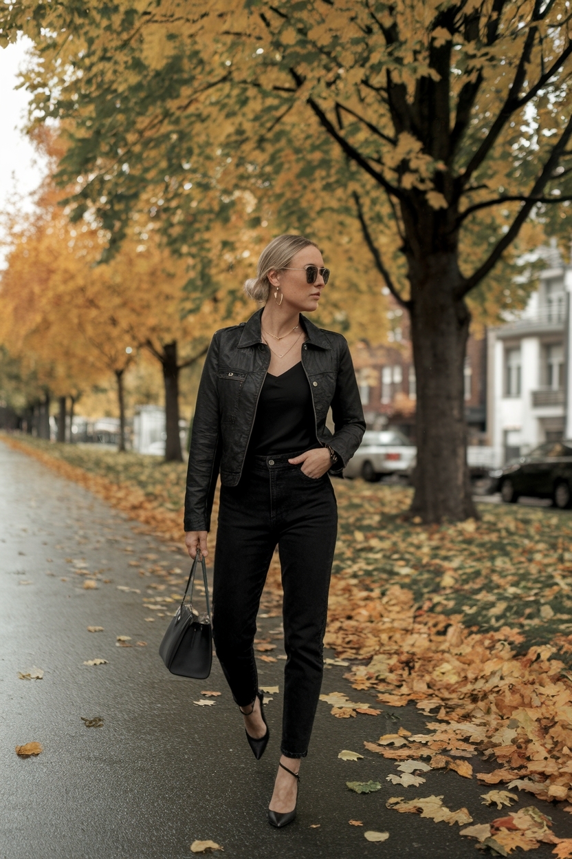 Trendy Black Jeans Outfit Autumn for Every Occasion outfit idea