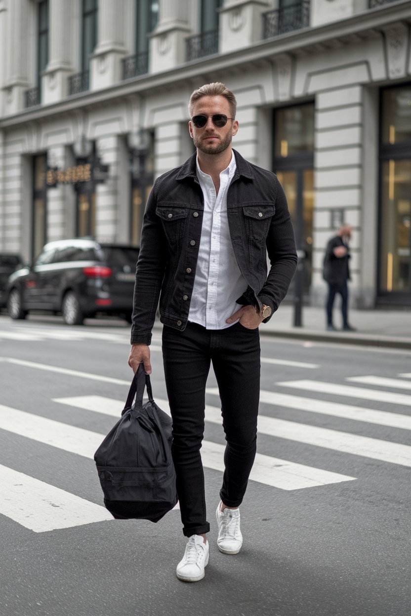 Creating a Black Jeans Outfit Mens Casual for Everyday Wear outfit idea