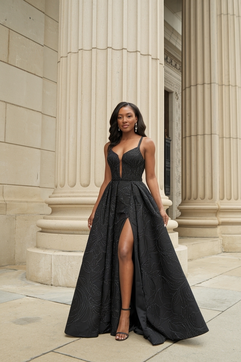Black Prom Dresses for Black Women: Top Trends outfit idea
