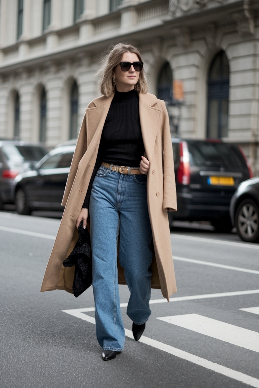 Blue Jeans and Black Top Outfit: Timeless Fashion Combo outfit idea
