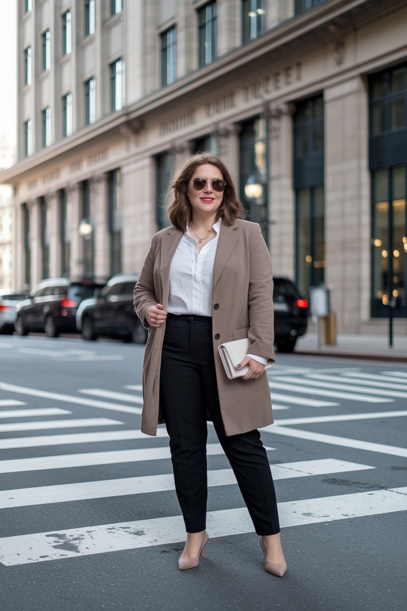 Stylish Business Casual Outfits for Women Plus Size outfit idea