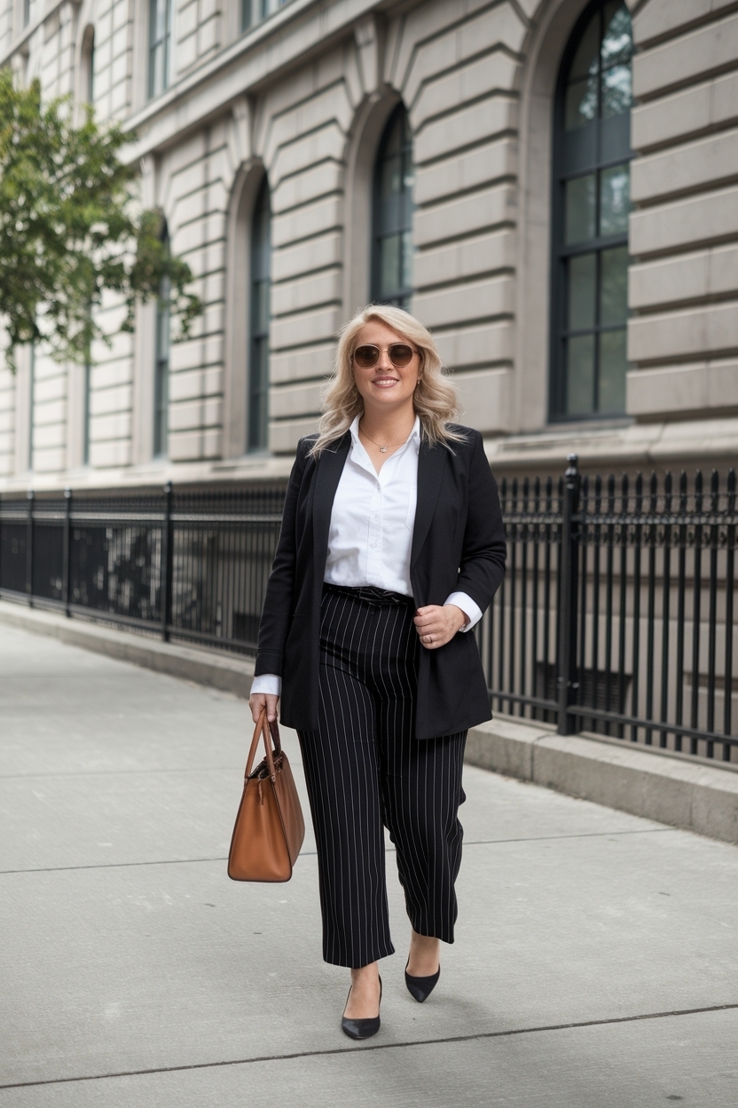 Chic Business Casual Outfits Plus Size for Confident Women outfit idea