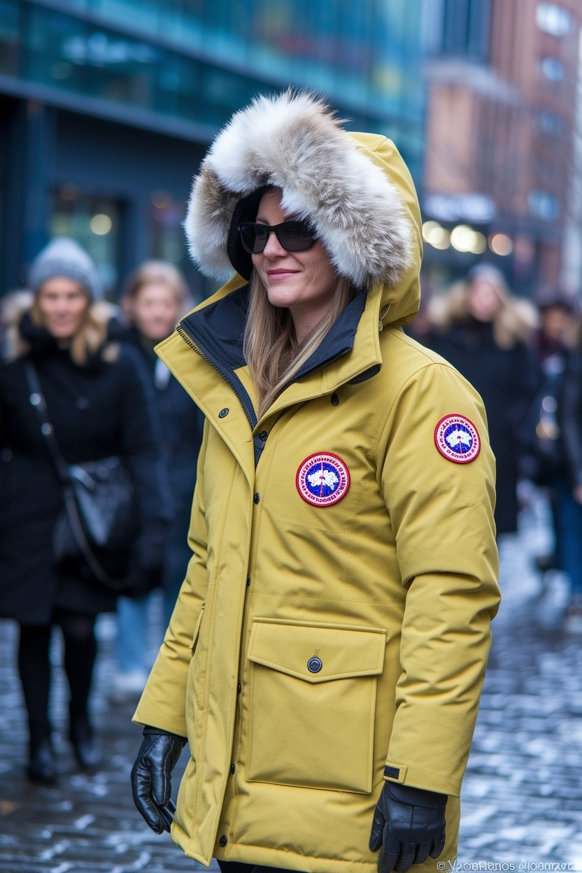 Canada Goose Women Outfits Baddie: Warm and Fashionable outfit idea