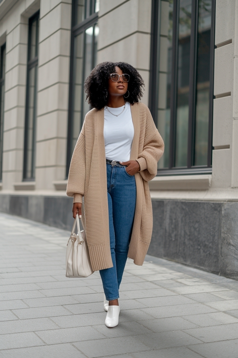 Cardigan Outfit Ideas Black Women: Creative Styling Options outfit idea