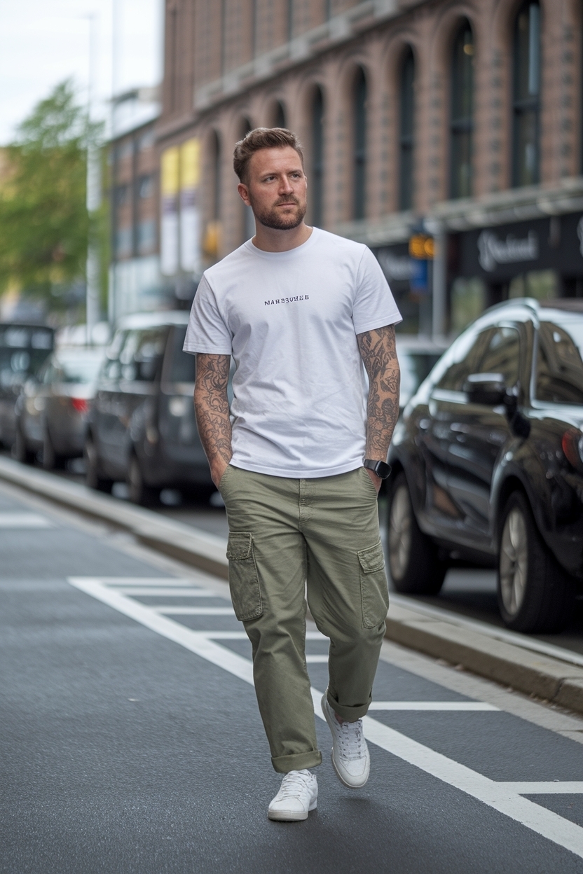 Cargo Pants Outfit Men Casual: Relaxed Yet Stylish Combinations outfit idea