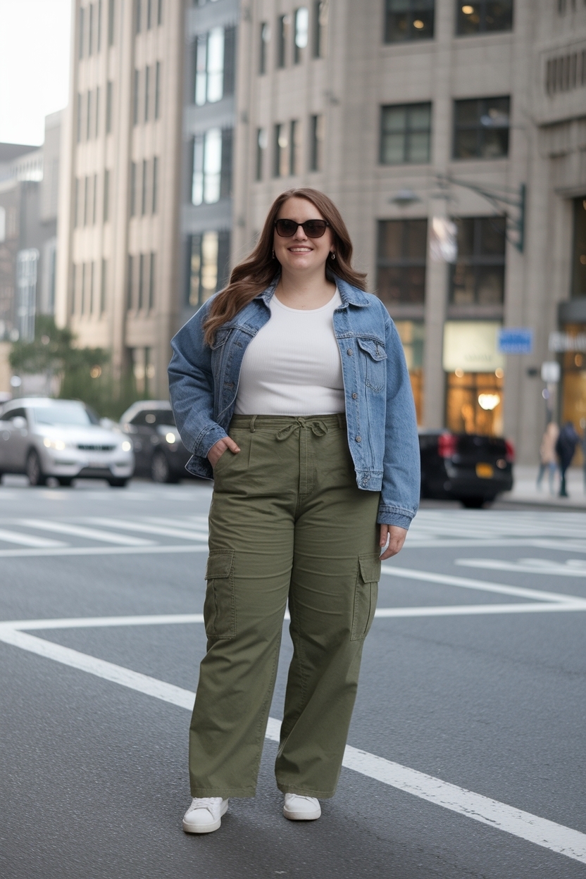 Cargo Pants Outfit Plus Size: Fashion for Every Body Shape outfit idea