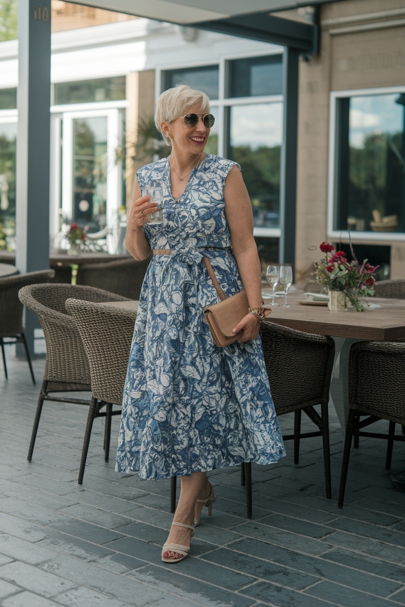 Casual dinner outfits women over 50 that Exude Style outfit idea