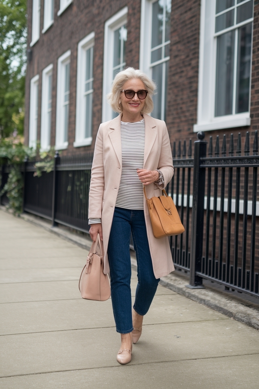 Casual everyday outfits women over 50 that are Effortlessly Chic outfit idea