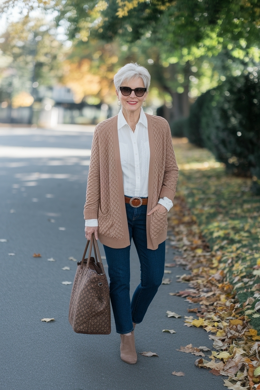 Casual Fall Outfits Women Over 60: Classy Combinations outfit idea