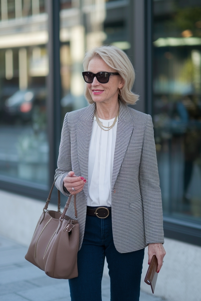 Casual Office Outfits for Women Over 50: Work Fashion outfit idea