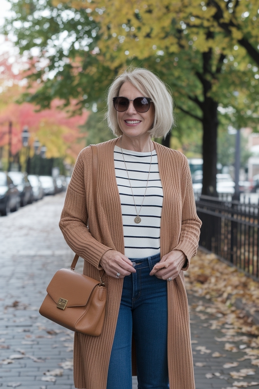 Versatile Casual Outfits for Women Over 40 Fall Styles outfit idea