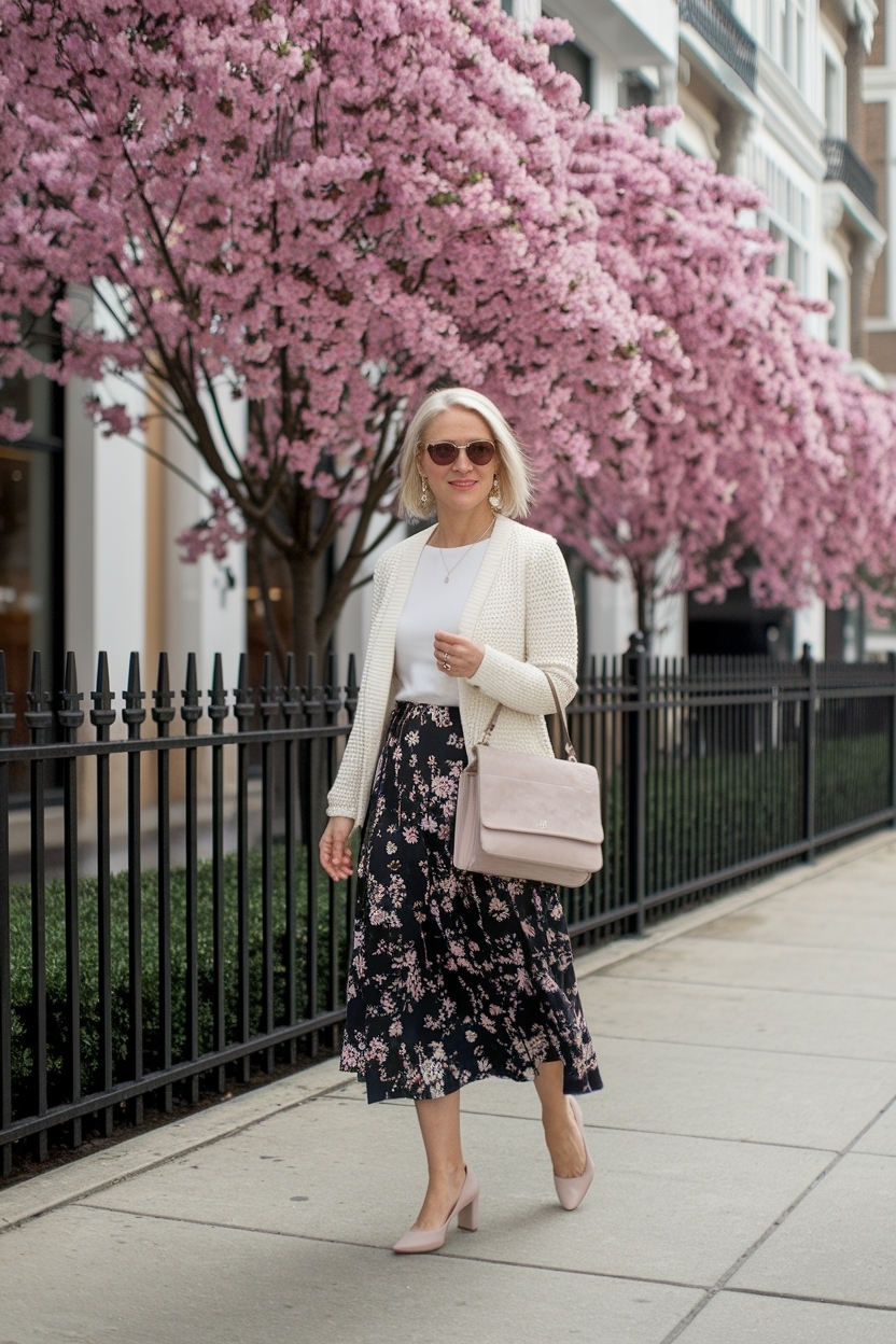 Effortless Casual Outfits for Women Over 40 Spring Looks outfit idea