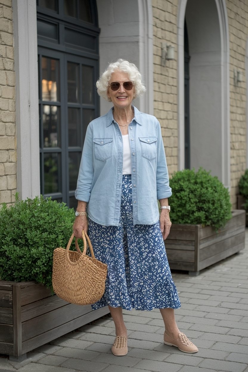 Chic Casual Outfits for Women Over 70 Years Old outfit idea