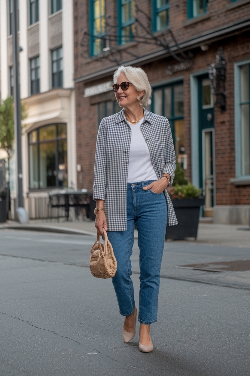 Flattering Casual Outfits Women Over 50 Fifty Not Forgotten outfit idea