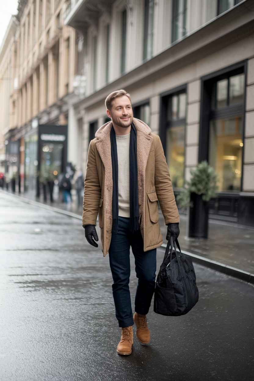 Casual Winter Outfits Men: Effortless Style for Cold Days outfit idea