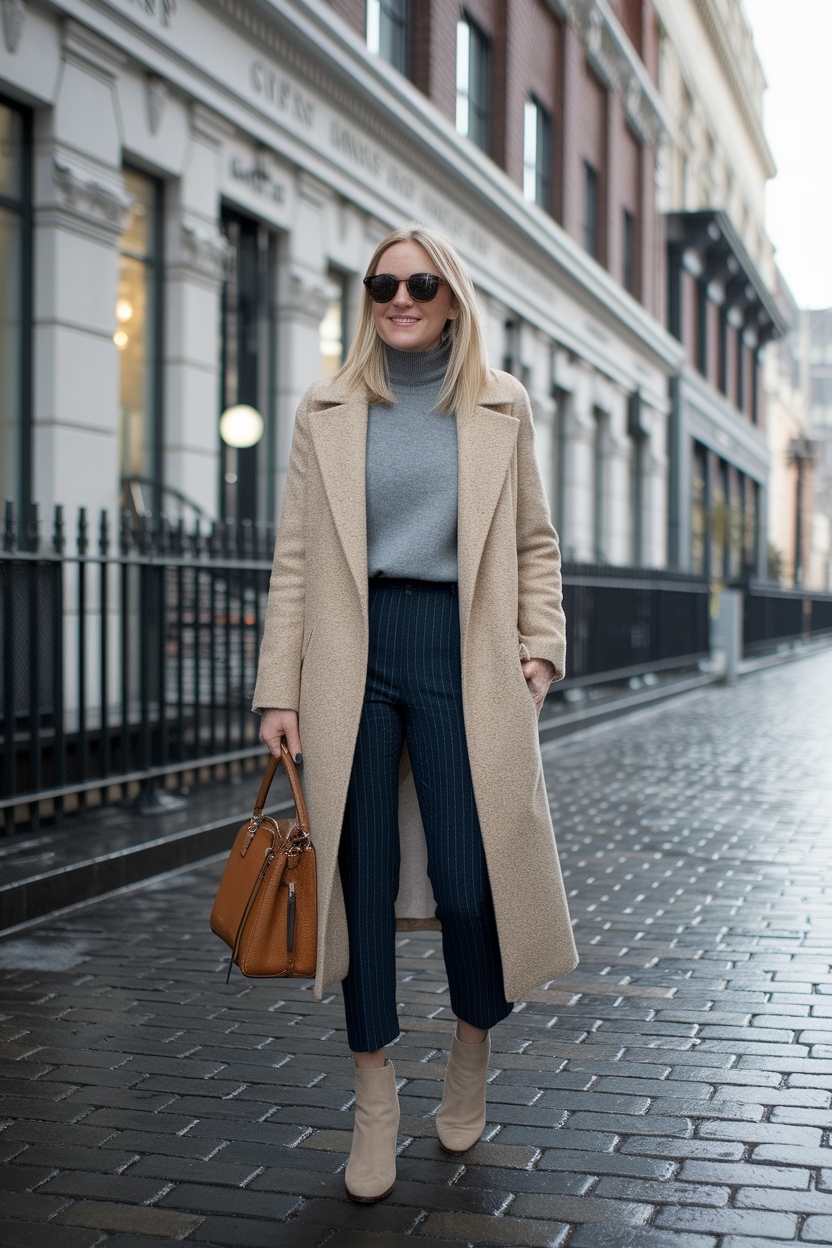 Casual Work Outfits Winter: Professional Yet Comfortable outfit idea