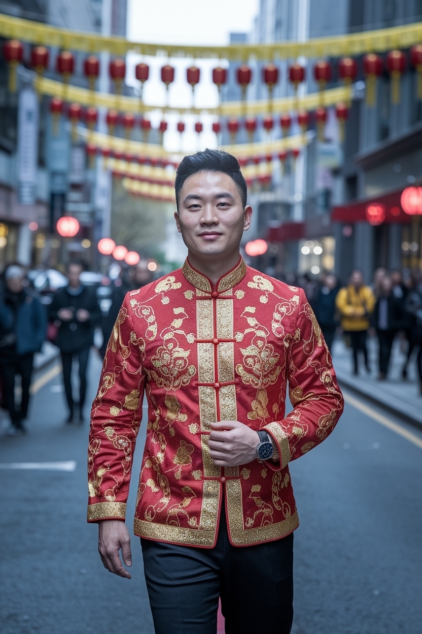 Stylish Chinese New Year Outfit Men Will Love This Year outfit idea